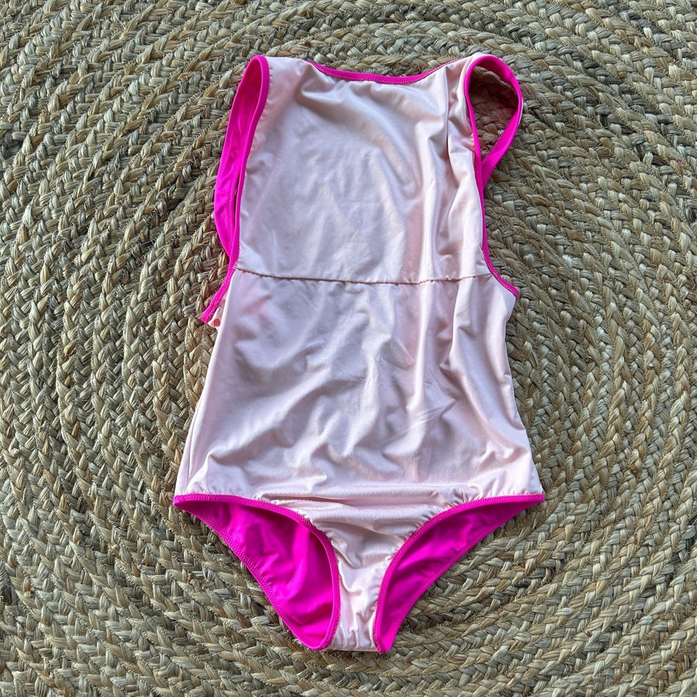 Victoria's Secret Swimsuit Size Small One-piece Hot Pink Scoop back Square Neck - Picture 6 of 8